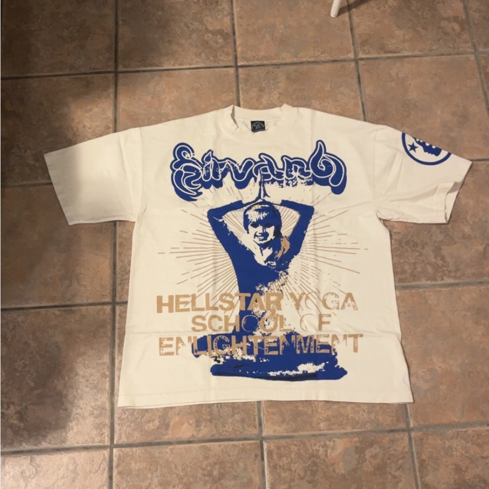 HELLSTAR yoga Tshirt Sz Large NWOT